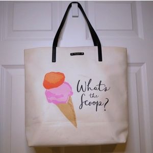 Kate Spade Tote What’s The Scoop Ice Cream Handbag Purse